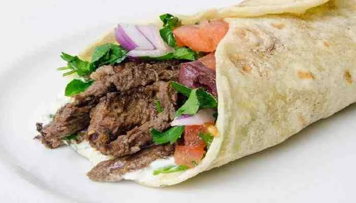 شاورما لحم بالموتزريلا