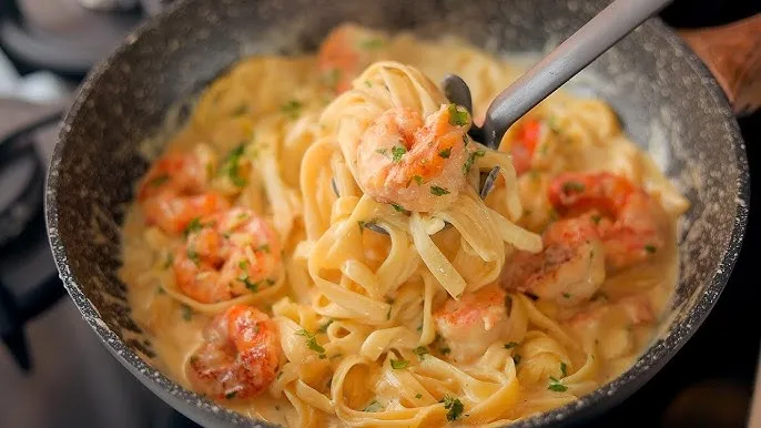 مكرونة جمبري